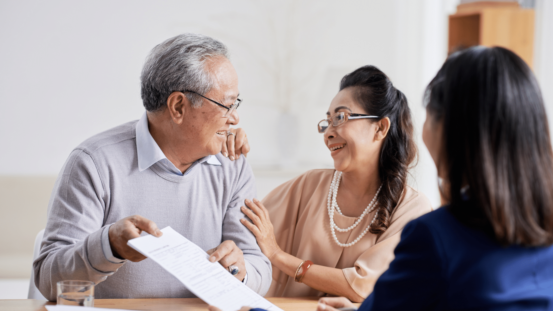 An image of a couple reviewing their alter ego trust as part of their estate plan